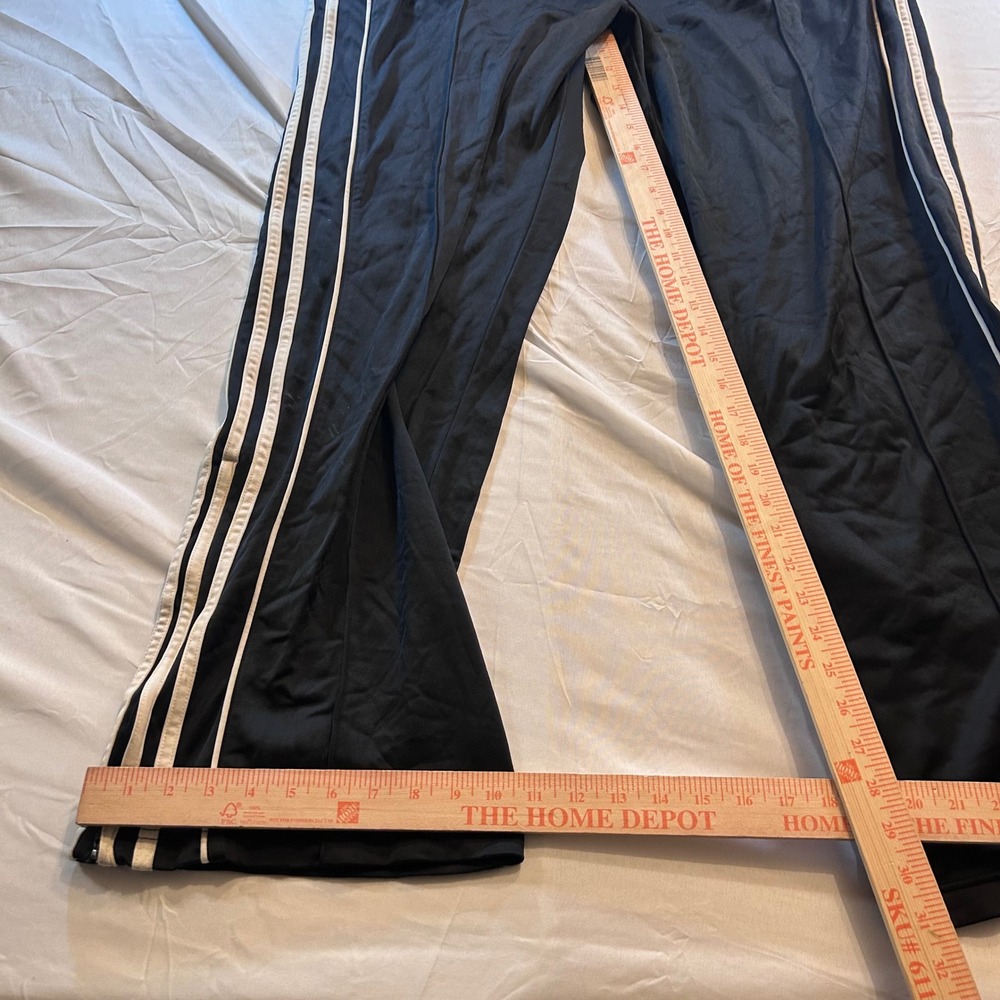 Adidas Originals Mens XL Black White 3-Stripe Trefoil Logo Track Pants XL - Picture 5 of 6